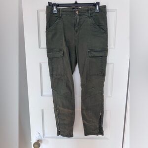 Olive Green JBrand Skinny Cargo
